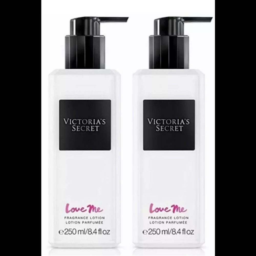Victoria’s Secret Love me lotion Set of 2 Bottles New